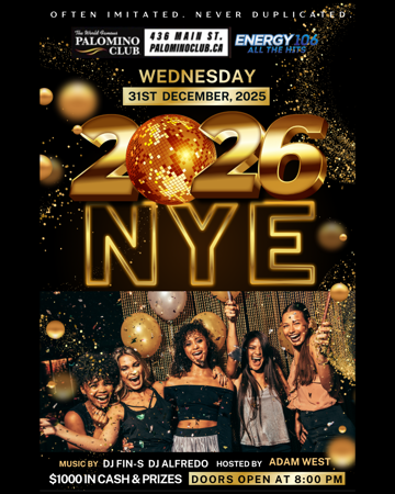 The World Famous Palomino Club: 2026 NYE